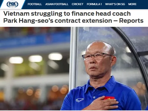 Báo châu Á: Việt Nam đang làm hết sức để giữ chân HLV Park Hang-seo