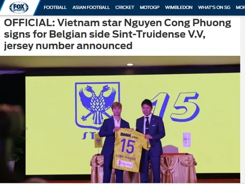 Báo châu Á: Công Phượng chính thức ký hợp đồng Sint-Truidense, thông báo số áo mới