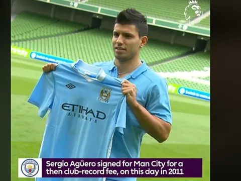 Ngày này năm 2011, Man City chào đón "huyền thoại vĩ đại nhất lịch sử"