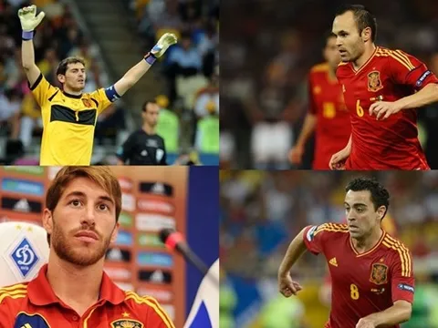 10 cầu thủ có số lần khoác áo ĐT Tây Ban Nha nhiều nhất: Số 1 không thể khác