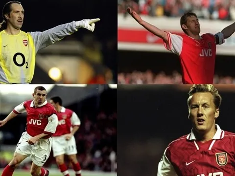 10 cầu thủ có số lần ra sân nhiều nhất trong lịch sử Arsenal: Seaman, Adams và ai nữa?
