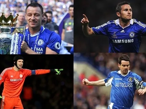 10 cầu thủ có số lần ra sân nhiều nhất trong lịch sử Chelsea: Lampard, Terry đứng thứ mấy?