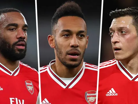 10 cầu thủ hưởng lương cao nhất Arsenal: Aubameyang, Lacazette "hít khói" Ozil