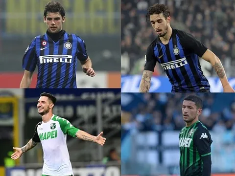 10 cầu thủ từng khoác áo Inter Milan và Sassuolo: Nhà á quân World Cup, nạn nhân của Conte góp mặt