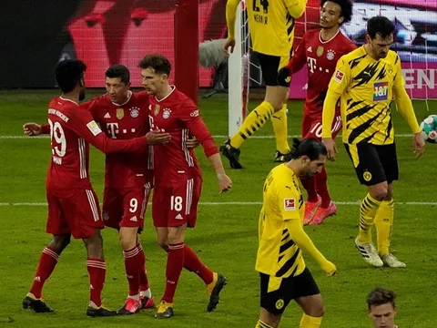 10 con số ấn tượng trận Bayern 4-2 Dortmund: 'Tội nghiệp' Haaland