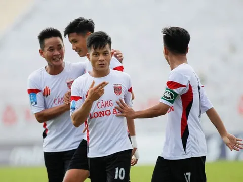 10 con số thống kê ấn tượng của CLB Long An ở Hạng Nhất 2019