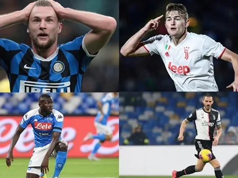 10 hậu vệ đắt giá nhất Serie A trước mùa dịch COVID-19: Bất ngờ với mục tiêu của Man Utd