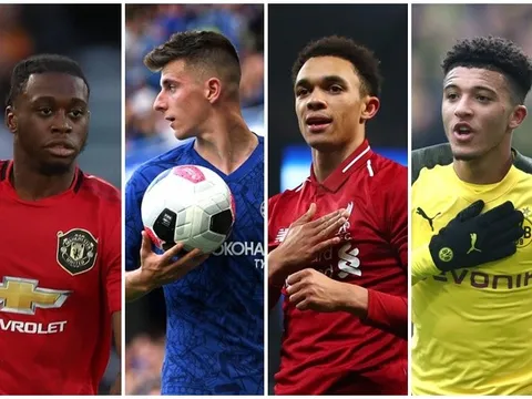 10 sao 'U23' cực chất của ĐT Anh: 'Máy xoạc' M.U; 'Thần đồng' lạc trôi