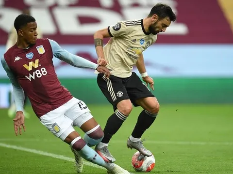 10 thống kê ấn tượng của 'siêu nhân' Bruno Fernandes trước Aston Villa