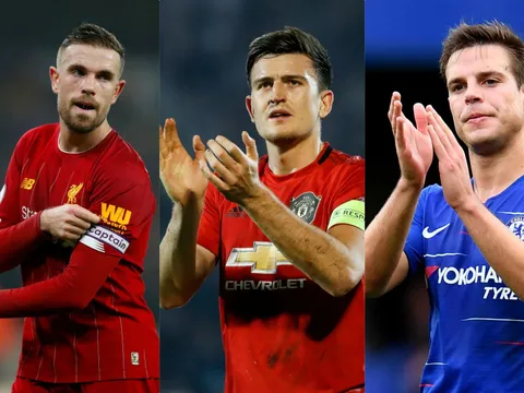 10 thủ quân xuất sắc nhất PL mùa này: Harry Maguire, Cesar có mặt