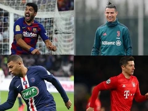10 tiền đạo xuất sắc nhất mùa giải 2019 - 2020: Ronaldo xếp sau 2 người