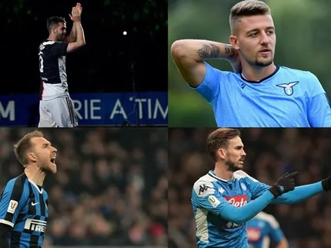 10 tiền vệ đắt giá nhất Serie A trước mùa dịch COVID-19: Eriksen chỉ đứng thứ 3