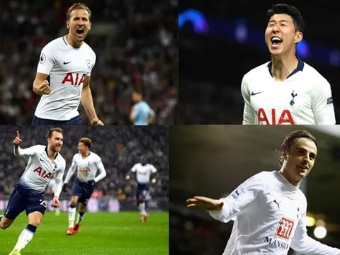 11 cầu thủ ghi nhiều bàn thắng nhất cho Tottenham ở đấu trường châu Âu: Kane, Berbatov đứng thứ mấy?