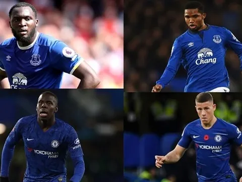 11 ngôi sao từng khoác áo Chelsea và Everton: Eto'o, Lukaku và ai nữa?