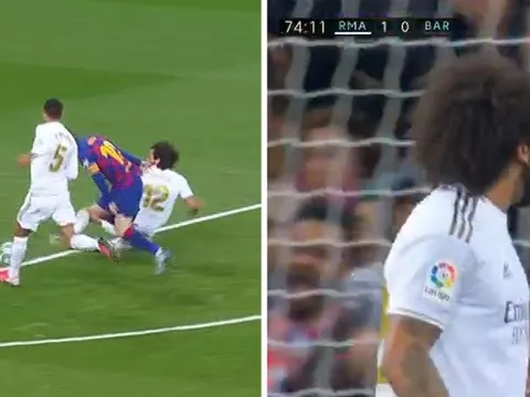 Cho Messi "ăn hành", sao Real gào thét ăn mừng như ghi bàn