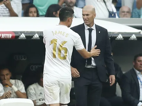 Tức nước vỡ bờ, James tìm gặp Zidane nói chuyện "phải quấy"