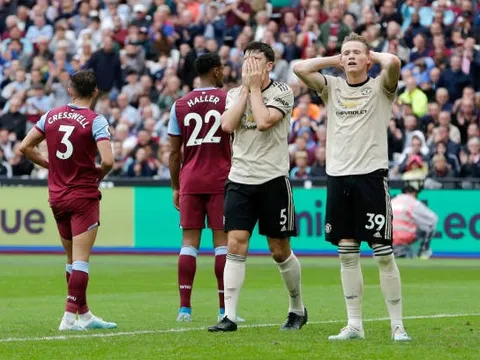 Thất thủ trước West Ham, Man Utd lộ ra vô số vấn đề