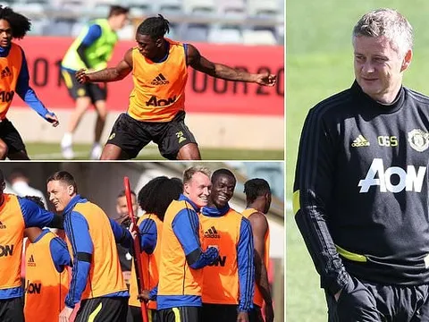James và Wan-Bissaka lại khiến đồng đội trầm trồ trên sân tập Man Utd