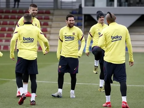 Dàn sao Barca tự tin kéo sập pháo đài Santiago Bernabeu