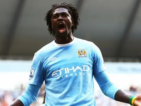 Adebayor nổi cáu vì bị so sánh với Drogba và Eto'o