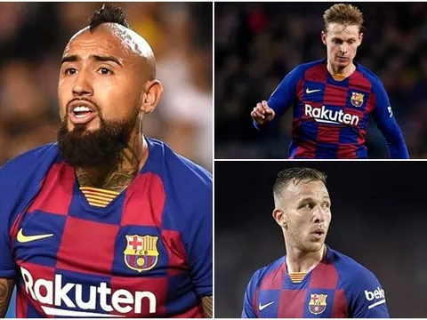 Barca thảm bại vì sự sa sút của hàng tiền vệ?