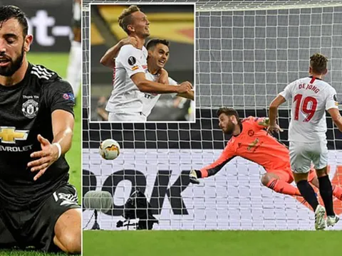 5 điểm nhấn Sevilla 2-1 Man United: Ác mộng biên trái, chuyên gia 11m Fernandes
