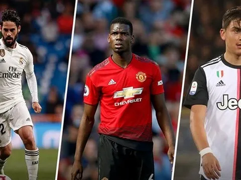 5 ngôi sao có khả năng trao đổi với Pogba của Man Utd