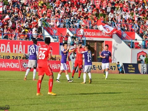 Hà Nội FC trở lại ngôi nhất bảng sau chiến thắng trước Hải Phòng