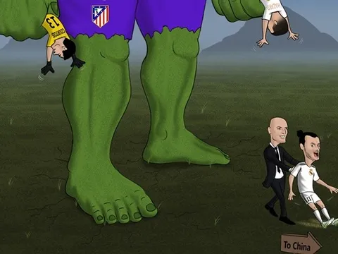 Cười vỡ bụng với loạt ảnh chế Real thua Atletico khó đỡ