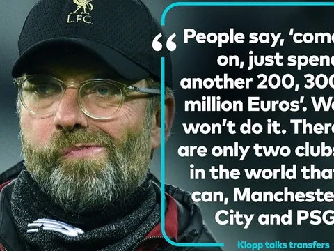 Sau tất cả, Klopp buộc phải thừa nhận Liverpool kém Man City 1 điều