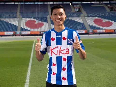 Báo Hà Lan: "SC Heerenveen phải dụi mắt lia lịa vì những gì Văn Hậu đang tạo ra"