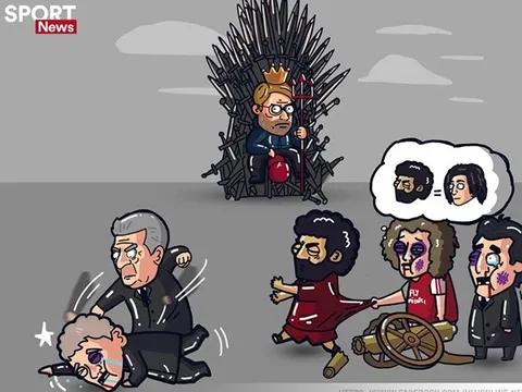 Cười té ghế với loạt ảnh chế Arsenal bị Liverpool đè bẹp