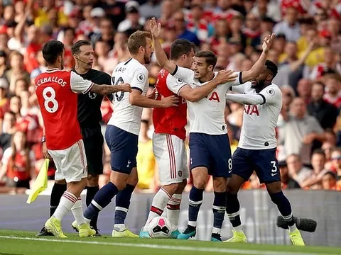 "Thợ săn" đọ tài, Arsenal và Tottenham bất phân thắng bại trong cơn mưa thẻ vàng