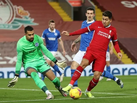 7 thống kê đáng chú ý sau trận Liverpool 0-1 Brighton: Nỗi thất vọng hàng công