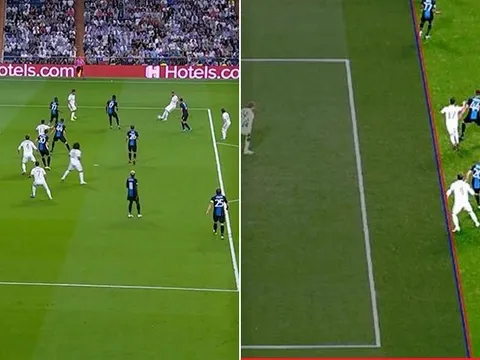 SỐC! Lộ hình ảnh 'cú lừa' không thể tin nổi ở bàn thắng của Ramos