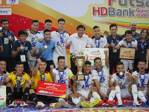 Giải Futsal VĐQG 2019: Thái Sơn Nam bảo vệ thành công ngôi vô địch