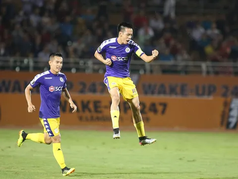 Đội trưởng Văn Quyết rực sáng, Hà Nội FC vùi dập "người anh em" Sài Gòn 4-1