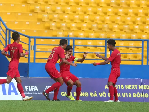 U18 Đông Nam Á 2019: Indonesia toàn thắng, Lào có 3 điểm đầu tiên