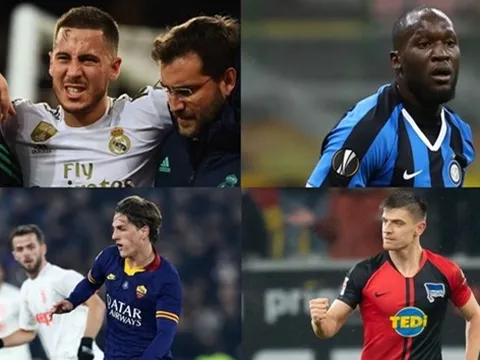 8 cầu thủ được hưởng lợi từ việc hoãn VCK EURO: Lukaku, Hazard và ai nữa?