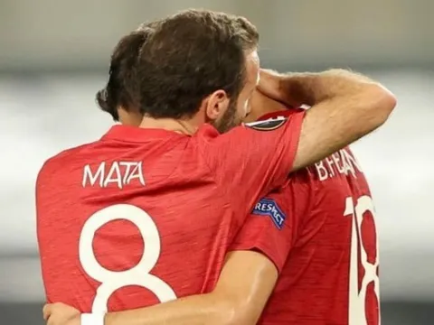 7 con số thú vị sau trận Man United 1-0 Copenhagen: "Bruno 7, 13; Mata 100"