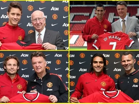 8 tân binh của Man Utd trong mùa hè năm 2014: Di Maria, Herrera và ai nữa?