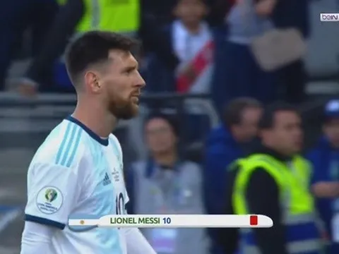 SỐC! Messi chốt hạ Copa America bằng tấm thẻ đỏ
