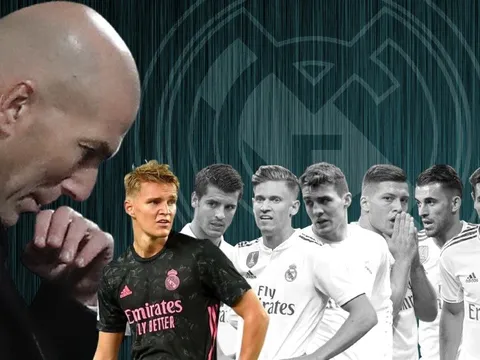 9 nạn nhân của Zidane tại Real Madrid: "Tấm chiếu mới" Odegaard nhập hội