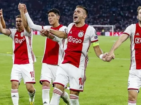 Ajax Amsterdam giành vé đá Champions League sau 4 trận vòng loại