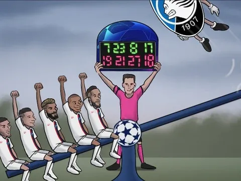 Cười vỡ bụng với loạt ảnh chế PSG hạ Atalanta