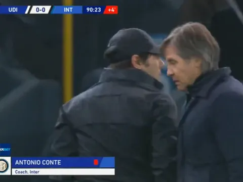 Quát tháo ngoài đường biên, Conte nhận ngay kết cục đắng lòng