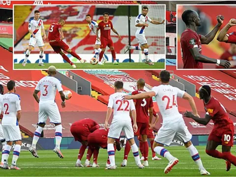 Hai siêu phẩm xuất hiện, Liverpool "nuốt chửng" Palace tại Anfield