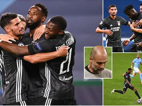 Điên rồ! Sterling hóa "tội đồ", Man City thua cay đắng trước Lyon tại Champions League