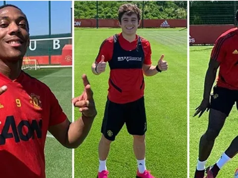 Dàn sao trở lại tập luyện, Man United chuẩn bị tái xuất tại EPL