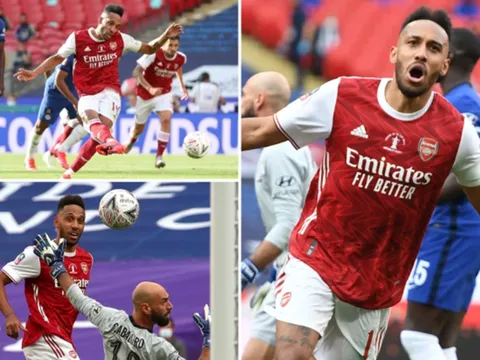 Aubameyang bùng nổ, Arsenal trở thành tân vương FA Cup